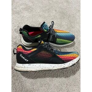 Women's ariat multicolor rainbow sneakers